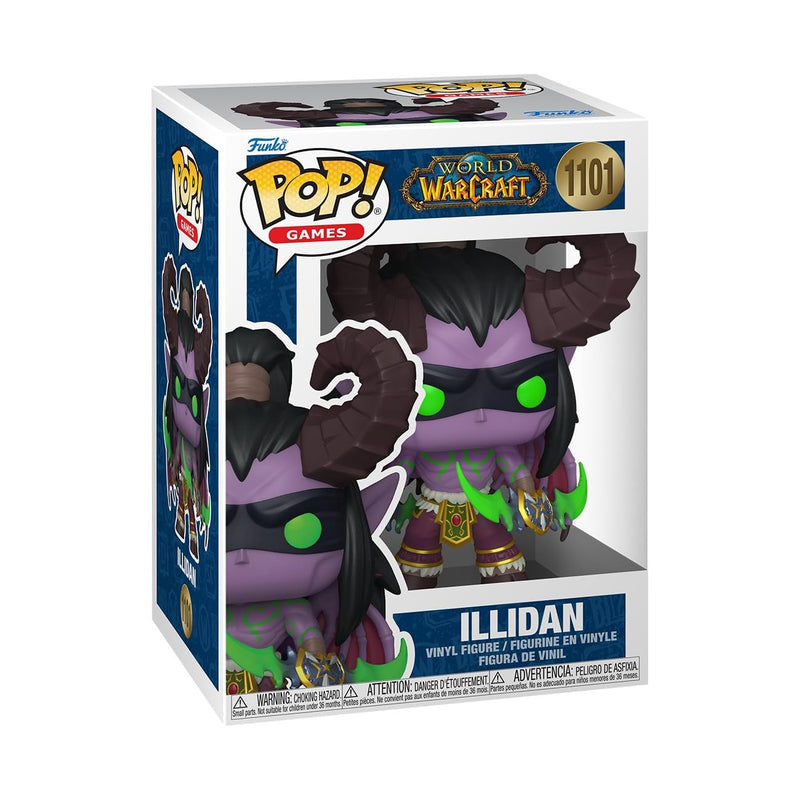 Funko Pop! Games: World of Warcraft - Illidan Stormrage - 1/6 Quote Für Seltene Chase-Variante - Vinyl-Sammelfigur - Geschenkidee - Offizielle Handelswaren - Spielzeug Für Kinder und Erwachsene