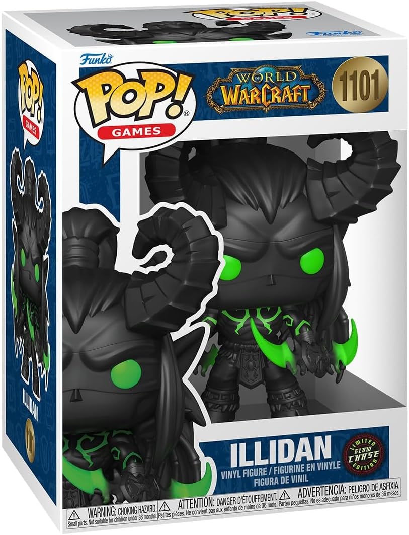 Funko Pop! Games: World of Warcraft - Illidan Stormrage - 1/6 Quote Für Seltene Chase-Variante - Vinyl-Sammelfigur - Geschenkidee - Offizielle Handelswaren - Spielzeug Für Kinder und Erwachsene