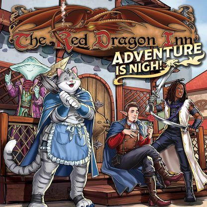 SlugFest Games: The Red Dragon Inn: Adventure is Nigh - Standalone Or Combine, Fantasy Tavern Board & Card Game, New Characters, Ages 14+, 2-4 Players