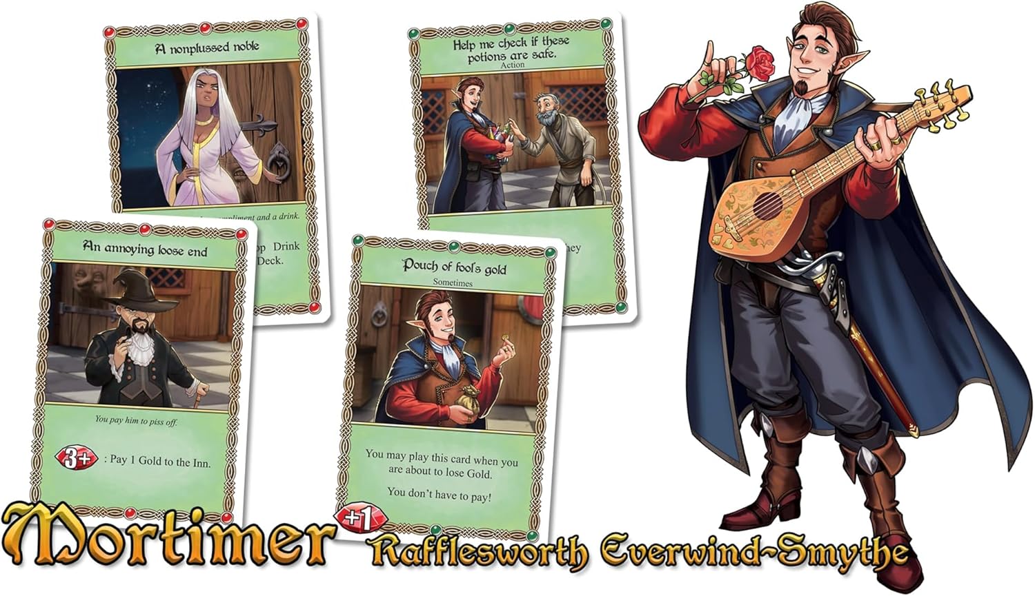 SlugFest Games: The Red Dragon Inn: Adventure is Nigh - Standalone Or Combine, Fantasy Tavern Board & Card Game, New Characters, Ages 14+, 2-4 Players