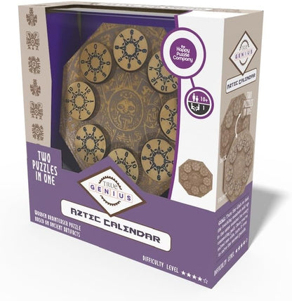 True Genius Puzzle - Aztec Calendar Brain Teaser