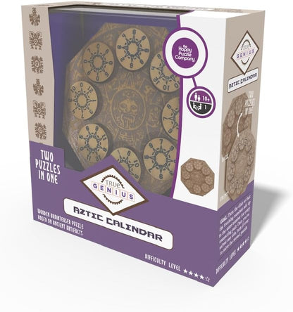 True Genius Puzzle - Aztec Calendar Brain Teaser