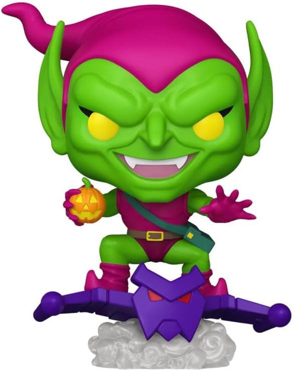 Funko Pop Marvel The Animated Series - Spider-Man Green Goblin #1502 | Statuetta in vinile da collezione | Cattivo classico della serie animata anni '90 | Prodotto ufficiale Marvel