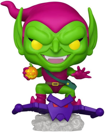 Funko Pop Marvel The Animated Series - Spider-Man Green Goblin #1502 | Statuetta in vinile da collezione | Cattivo classico della serie animata anni '90 | Prodotto ufficiale Marvel