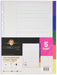 Concord Plastic Subject Dividers Polypropylene 120 Micron Europunched 5-Part A4 Assorted Ref 06801