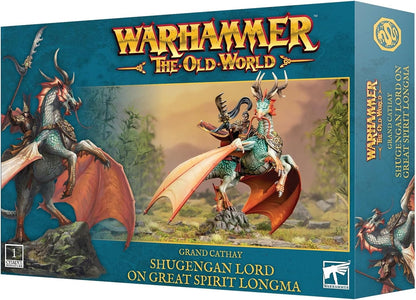 Games Workshop - Warhammer - The Old World - Grand Cathay: Shugengan Lord on Great Sprit Longma - plastic model kit