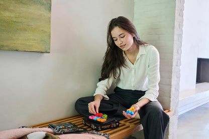 SmartGames - IQ Deluxe Square, Puzzle Game with 120 Challenges, Ages 14+