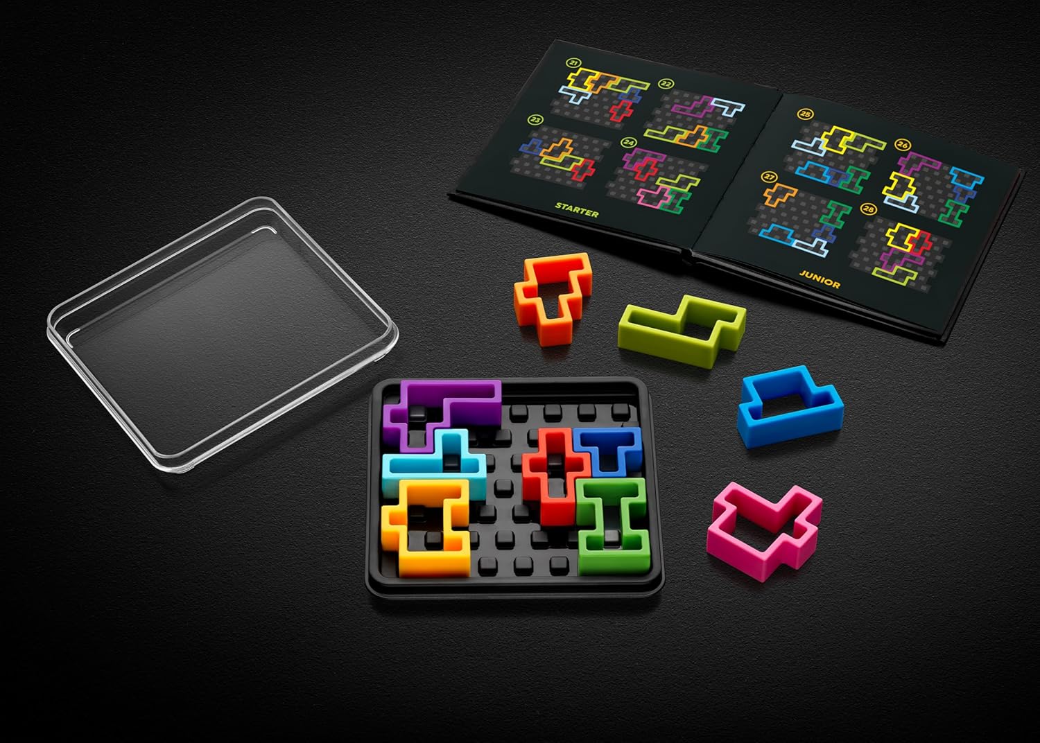 SmartGames - IQ Deluxe Square, Puzzle Game with 120 Challenges, Ages 14+