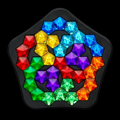 SmartGames - IQ Deluxe Pentagon, Puzzle Game with 120 Challenges, Ages 14+