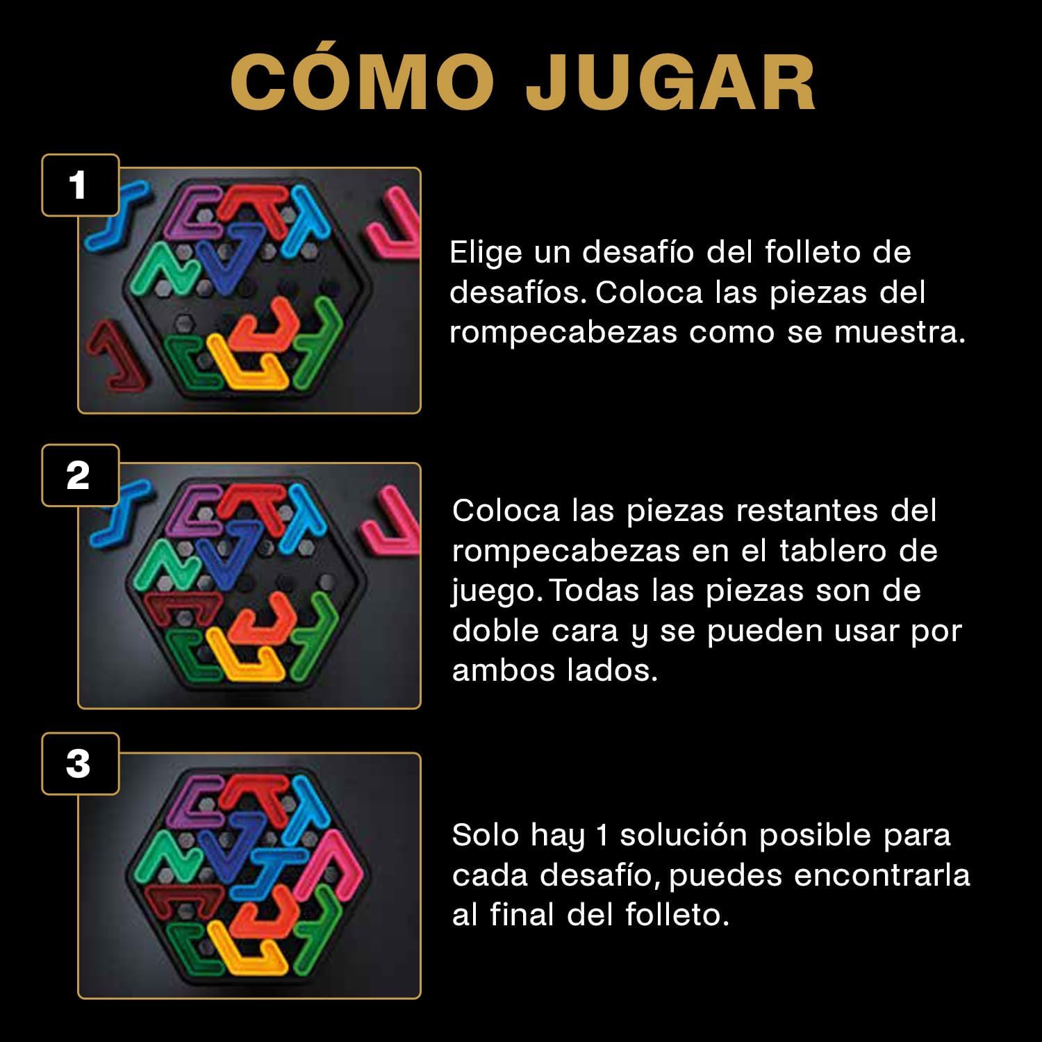 SmartGames - IQ Deluxe Hexagon, Puzzle Game with 120 Challenges, Ages 14+