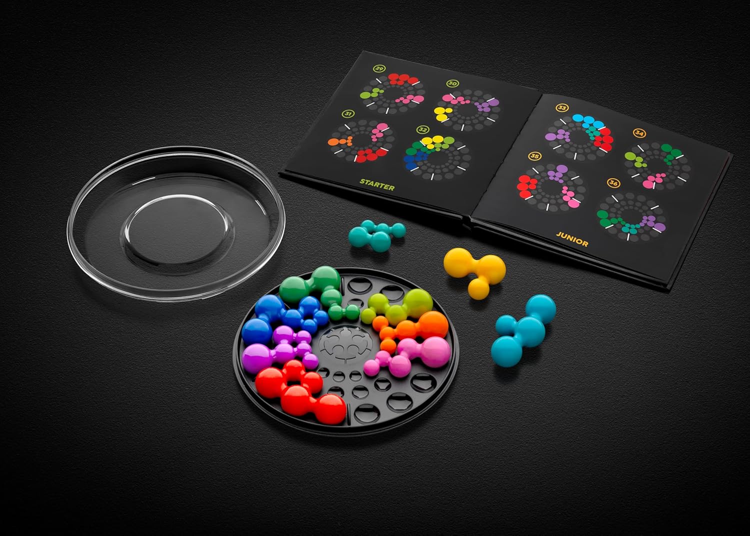 SmartGames - IQ Deluxe Circle, Puzzle Game with 120 Challenges, Ages 14+
