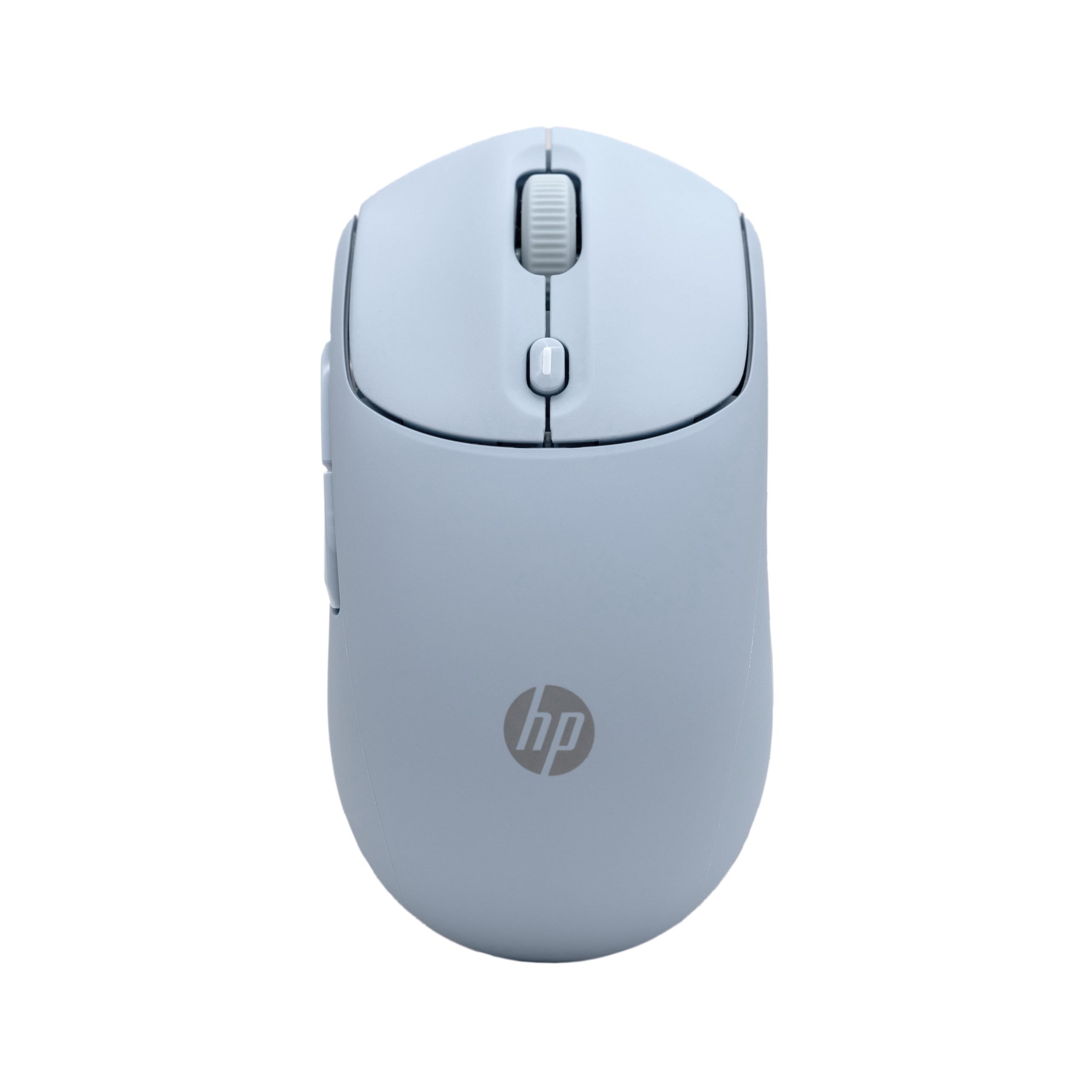 HP 400 Dual Wireless Mouse - Bluetooth and USB 2.4GHz | 24 Month Battery | Silent Clicks | Soft Touch | 2D scroll wheel | Up to 6000 adjustable DPI | Blue