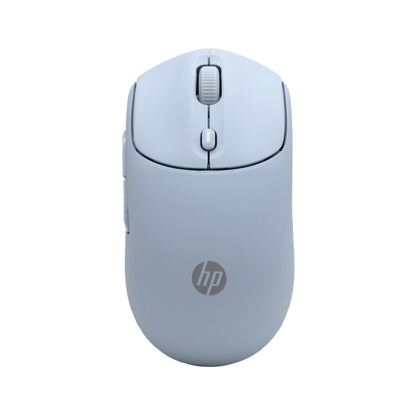 HP 400 Dual Wireless Mouse - Bluetooth and USB 2.4GHz | 24 Month Battery | Silent Clicks | Soft Touch | 2D scroll wheel | Up to 6000 adjustable DPI | Blue