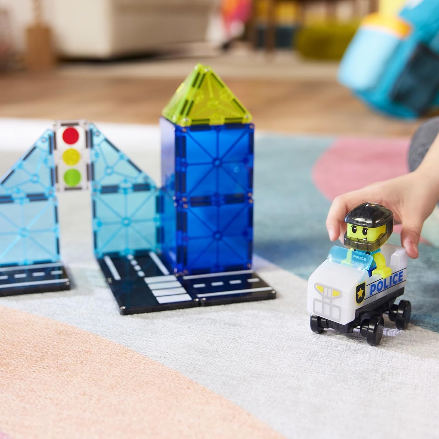 Magna Tiles - Police Patrola???????? 20 Piece Set (90353)