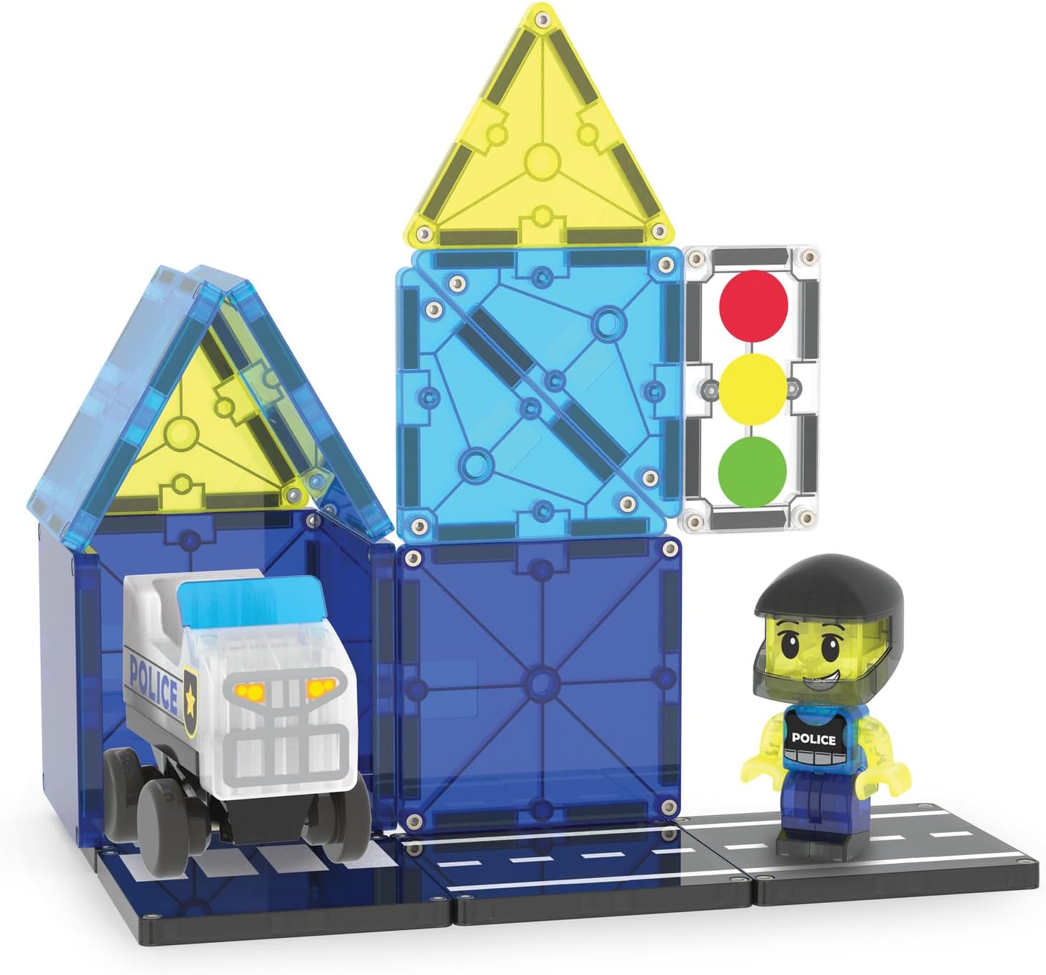 Magna Tiles - Police Patrola???????? 20 Piece Set (90353)