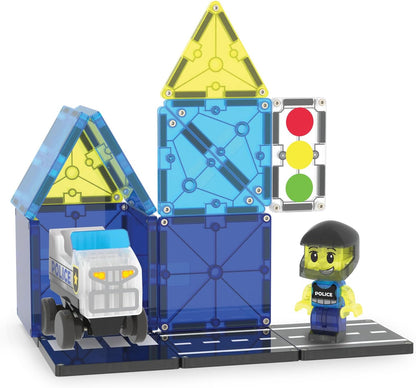 Magna Tiles - Police Patrola???????? 20 Piece Set (90353)