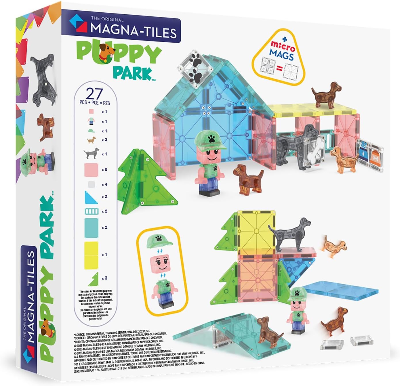 Magna-Tiles - Doggy Daycare 27 Pcs (90355)