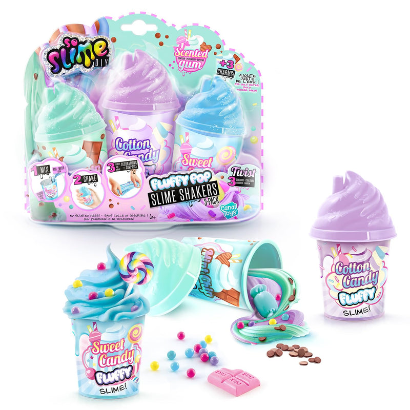 So Slime - Slime Shaker Fluffy 3-Pack (1101-0)