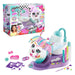 Airbrush Plush Hairiffic Salon – Custom Makeover Kit with Battery-Powered Airbrush, Washable Chalk Pens, Salon Shower, 120+ Stencils & 20+ Hair Accessories | Ages 6+, Pink