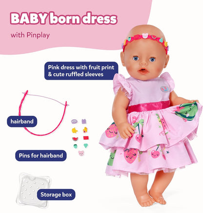 BABY born Pin-Play Dress 43cm