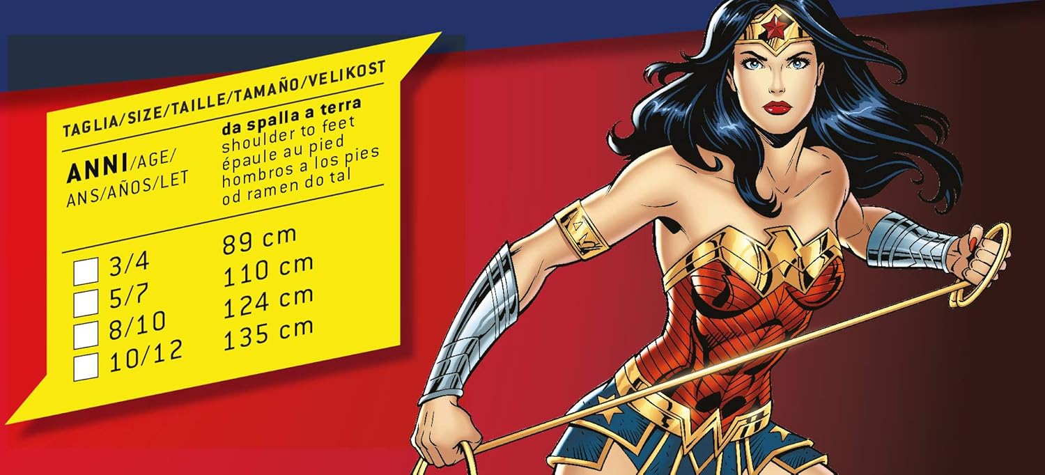 Ciao - Costume - Wonder Woman (135 Cm) (11677.10-12)