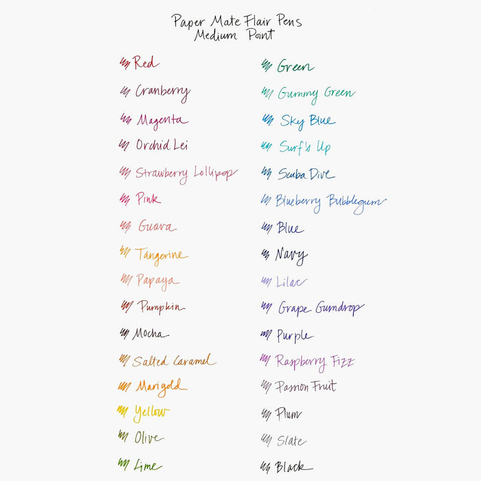 Paper Mate Flair Original Fibre Tip Pen Medium 1.0mm