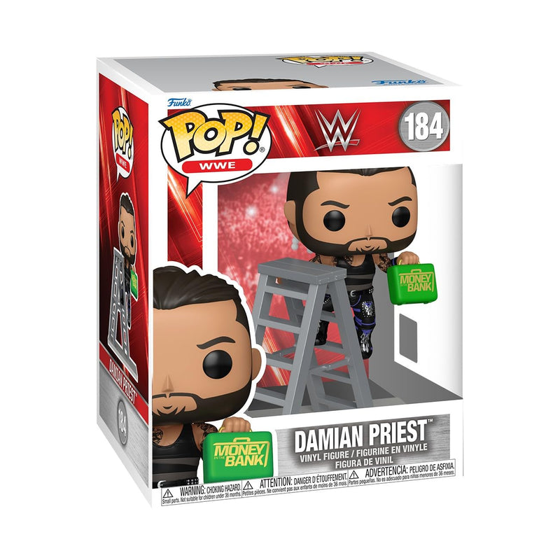 Funko Pop! Premium: WWE - Damian Preist Priest MITB - Vinyl-Sammelfigur - Geschenkidee - Offizielle Handelswaren - Spielzeug Für Kinder und Erwachsene - Sports Fans - Modellfigur Für Sammler
