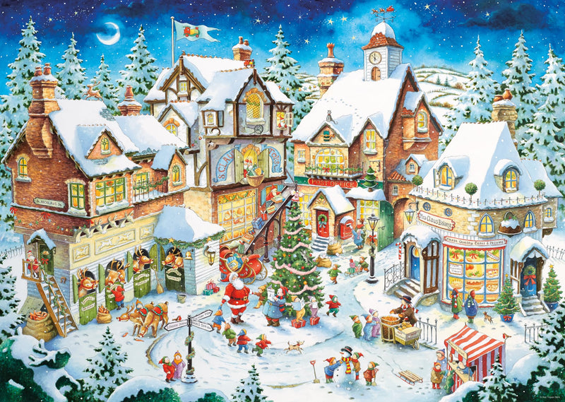 Ravensburger - Puzzle 50° Anniversario: Villaggio di Natale, 1000 Pezzi, Puzzle Adulti e Ragazzi, Idea Regalo per Lei o Lui, 70x50 cm