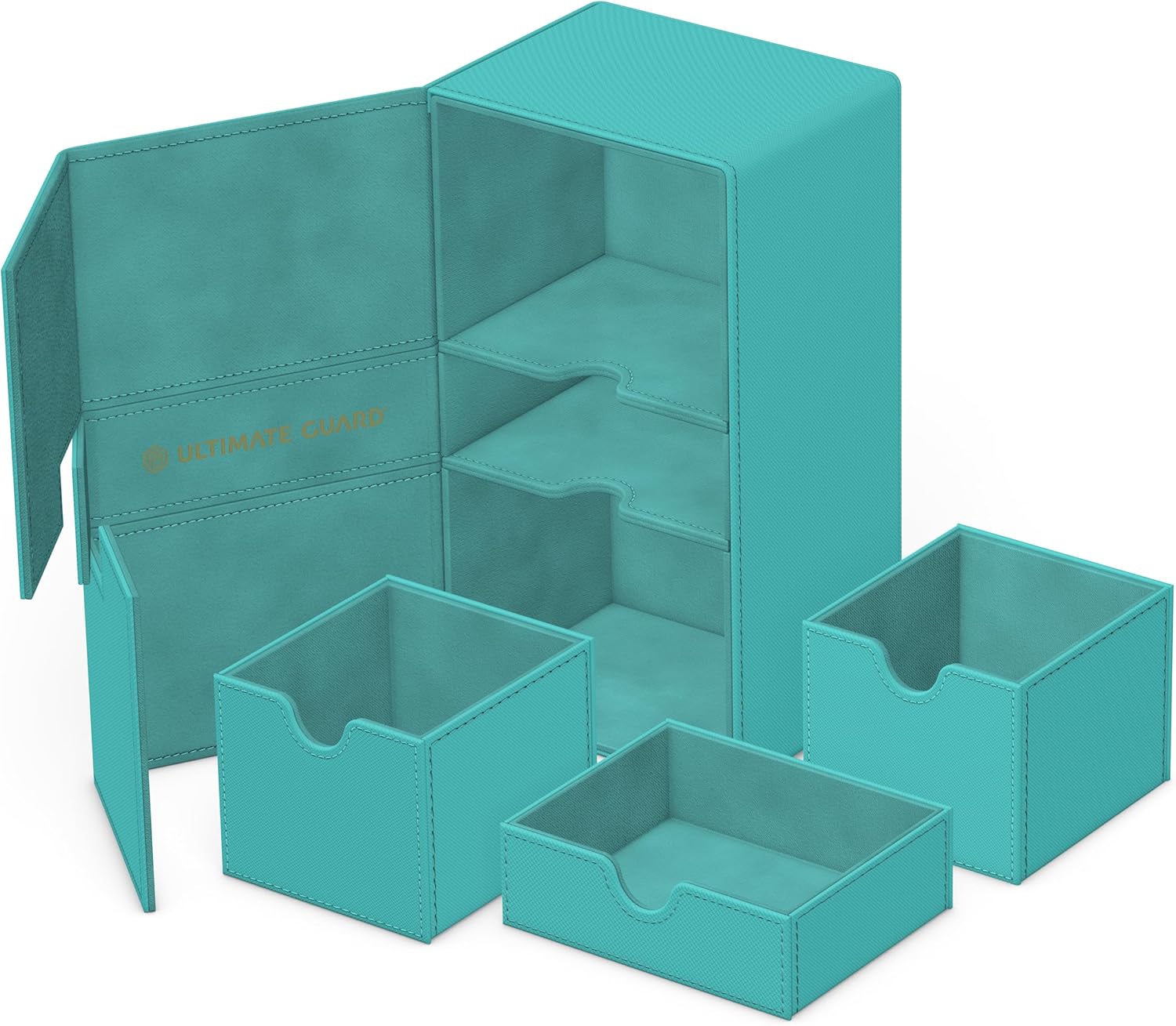 Ultimate Guard Twin Flip`N`Tray 200+ Xenoskin ``Summer Edition 2025`` - Lagoon