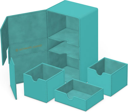 Ultimate Guard Twin Flip`N`Tray 200+ Xenoskin ``Summer Edition 2025`` - Lagoon