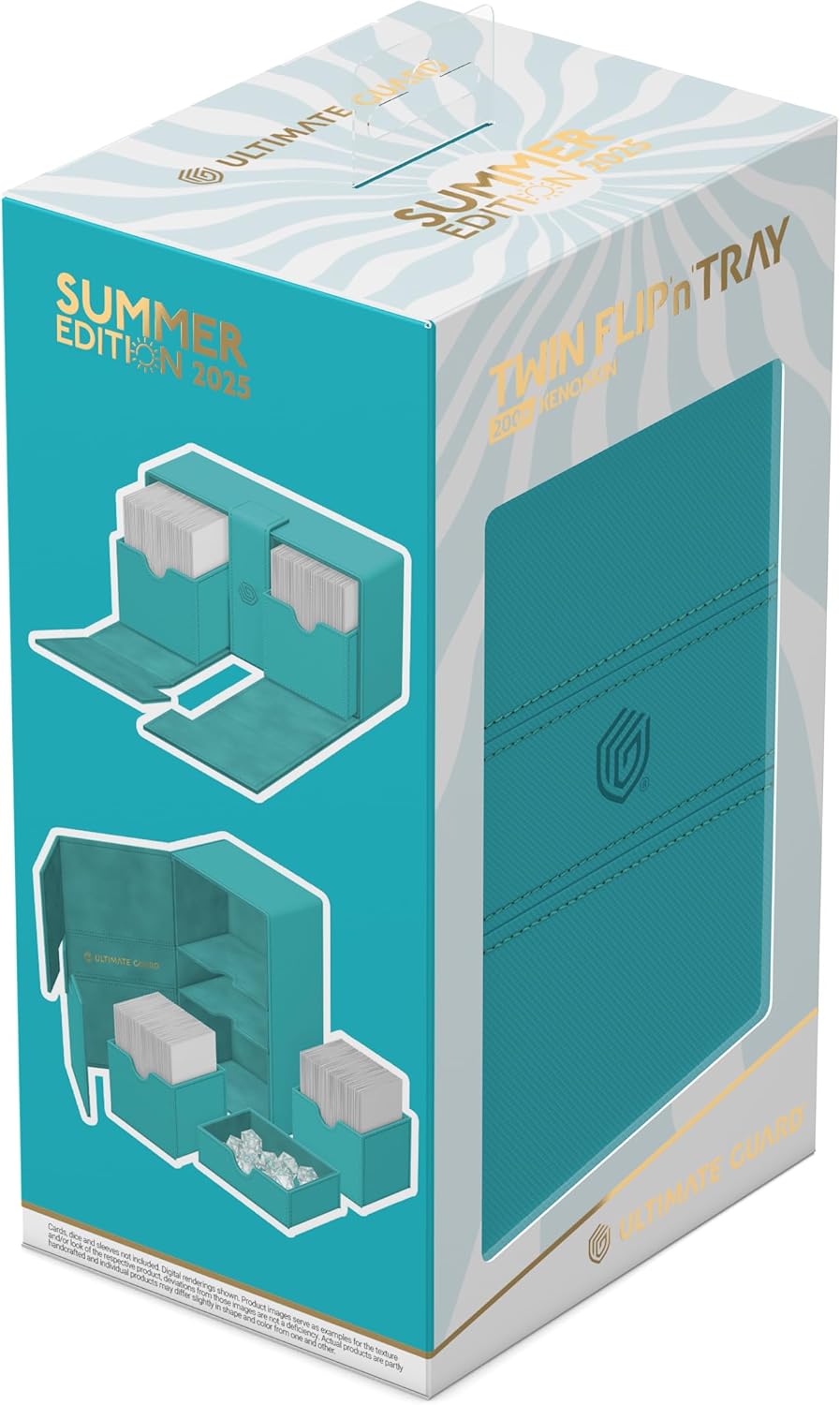 Ultimate Guard Twin Flip`N`Tray 200+ Xenoskin ``Summer Edition 2025`` - Lagoon