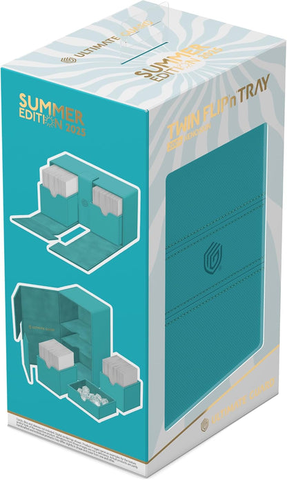 Ultimate Guard Twin Flip`N`Tray 200+ Xenoskin ``Summer Edition 2025`` - Lagoon