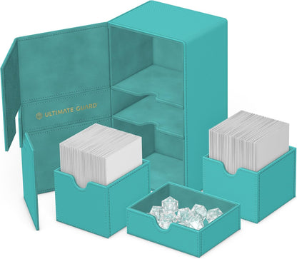 Ultimate Guard Twin Flip`N`Tray 200+ Xenoskin ``Summer Edition 2025`` - Lagoon