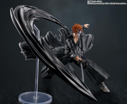 TAMASHII Nations S.H. Figuarts Bleach Kurosaki Ichigo Tsuki Fang Tsuki Tsuki Tenju, ca. 155 mm, PVC e ABS, action figure preverniciate