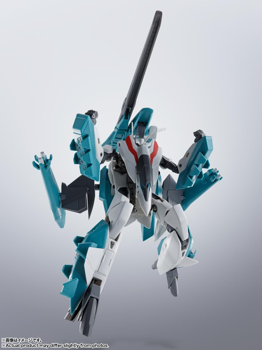 TAMASHII NATIONS HI-Metal R Macross II Lovers Again VF-2SS Valkyrie II + SAP (Sylvie Gina Machine) Lovers Again, ca. 6,3 Zoll (160 mm), PVC & ABS & Die Cast Painted Action Figur