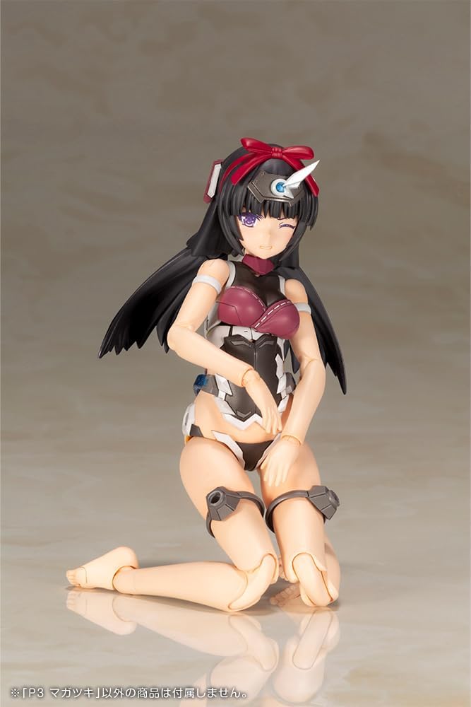 Kotobukiya Frame Arms Girl P3 Magatsuki Kunoichi Ver., Gesamthöhe: ca.5,9 Zoll (150 mm), Maßstabsfrei, lackiertes montiertes Kunststoffmodell