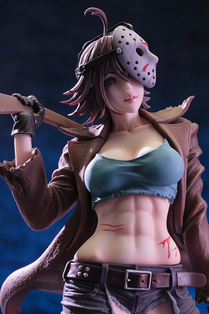 KOTOBUKIYA Freddy VS Jason Horror Bishoujo Jason Voorhees Second Edition, Échelle 1/7, Figurine complète pré-peinte en PVC