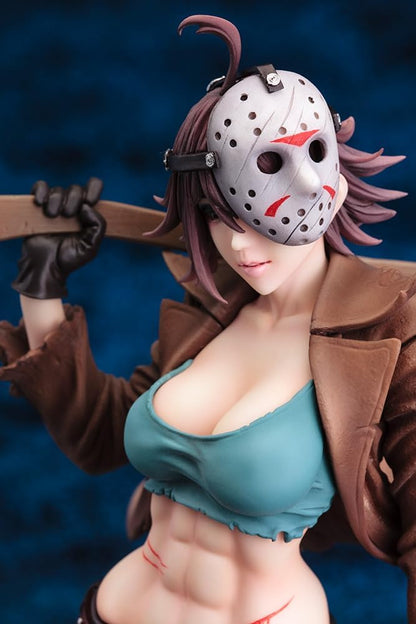 KOTOBUKIYA Freddy VS Jason Horror Bishoujo Jason Voorhees Second Edition, Échelle 1/7, Figurine complète pré-peinte en PVC