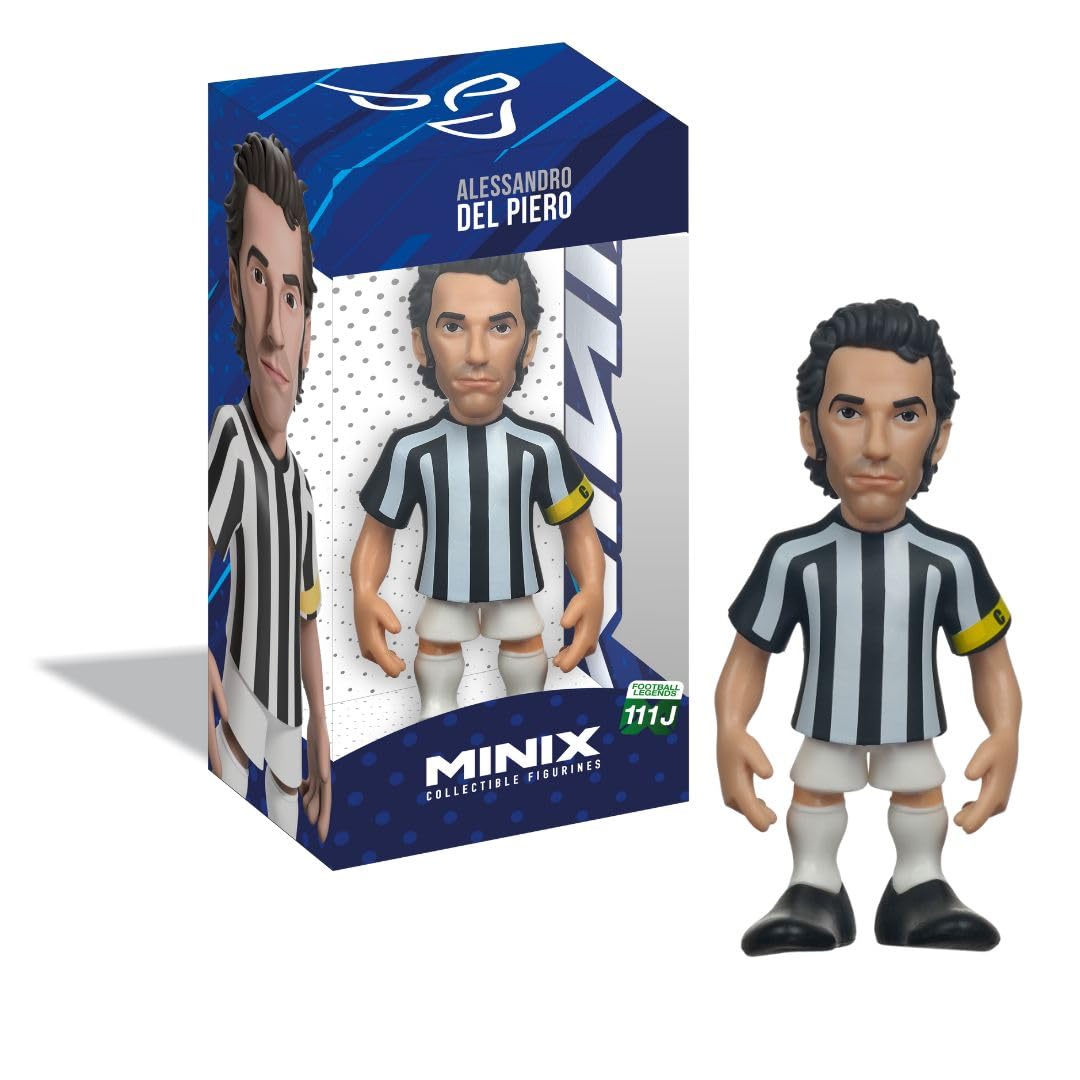 MINIX Alessandro Del Piero Juventus 12 cm Figura - Figura da collezione Del Piero Sport Icon Gamma Calcio per tifosi