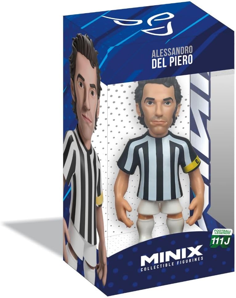 MINIX Alessandro Del Piero Juventus 12 cm Figura - Figura da collezione Del Piero Sport Icon Gamma Calcio per tifosi