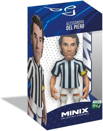 MINIX Alessandro Del Piero Juventus 12 cm Figura - Figura da collezione Del Piero Sport Icon Gamma Calcio per tifosi