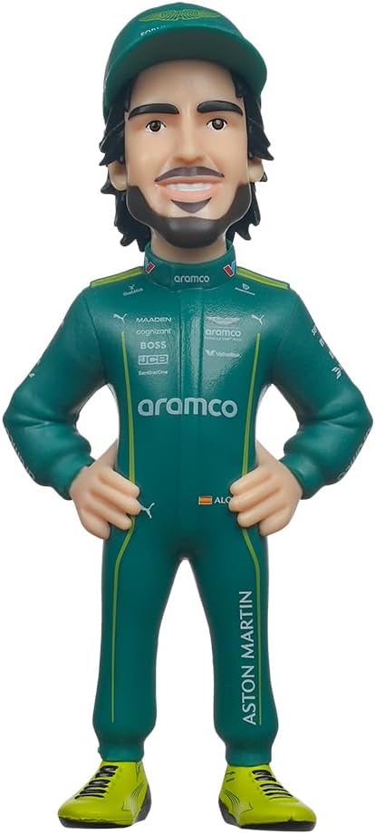 MINIX - Sports #107 - Aston Martin - Fernando Alonso - Sammelfigur 12 cm