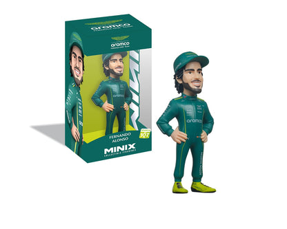 MINIX - Sports #107 - Aston Martin - Fernando Alonso - Sammelfigur 12 cm