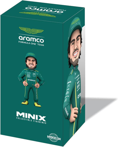 MINIX - Sports #107 - Aston Martin - Fernando Alonso - Sammelfigur 12 cm