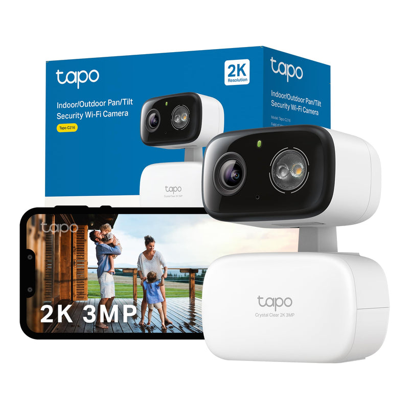 Indoor/Outdoor Pan/Tilt Security Wi-Fi Camera SPEC:2K (2304x1296) 2.4 GHz Horizontal 360 FEATURE: Pan/Tilt Smart Detection and Notif