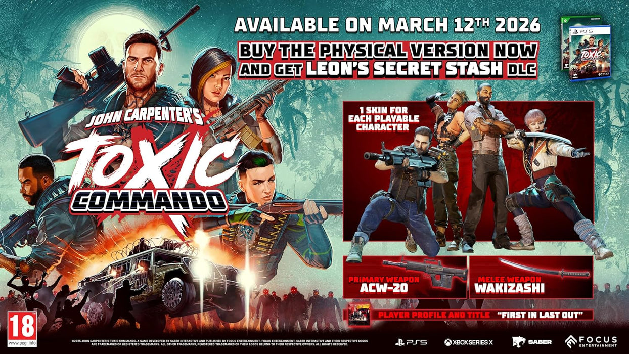 John Carpenter’s Toxic Commando (Playstation 5