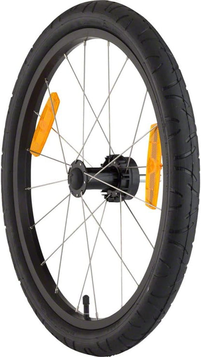 Burley Replacement 20" Push Button Trailer Wheel, Black, 20"