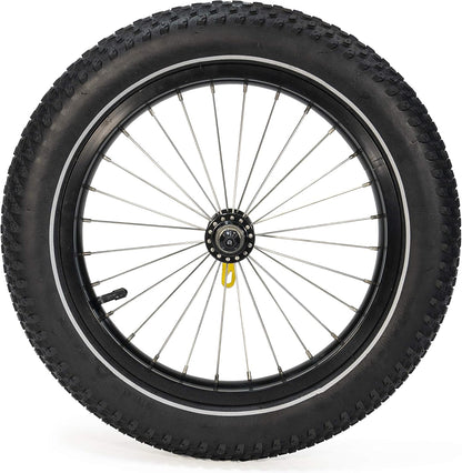 Burley Coho 16+ Wheel Kit, Black, 16 x 3 inch