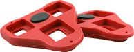Velox Look Delta Pedal Cleats, Red, 9° Float
