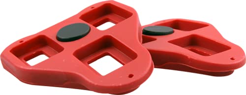 Velox Look Delta Pedal Cleats, Red, 9° Float